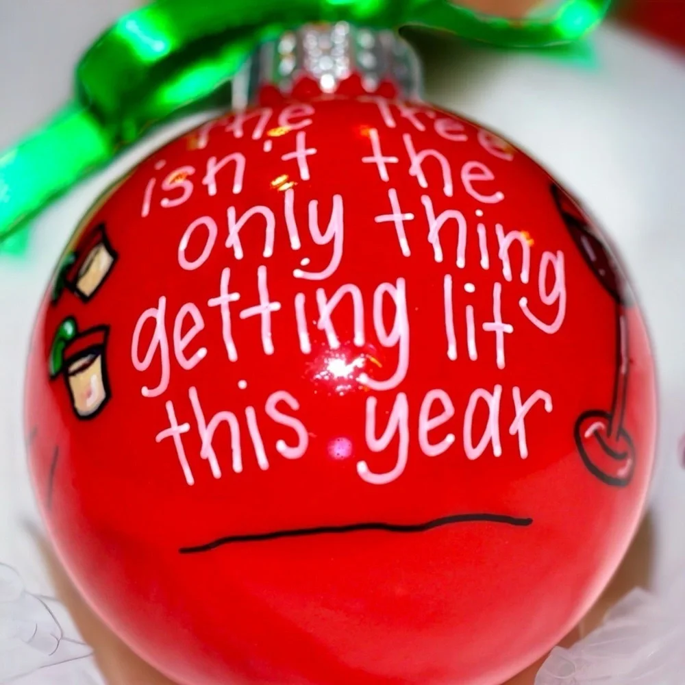 Handmade Christmas Ornament: The tree isn't the only thing getting lit this year